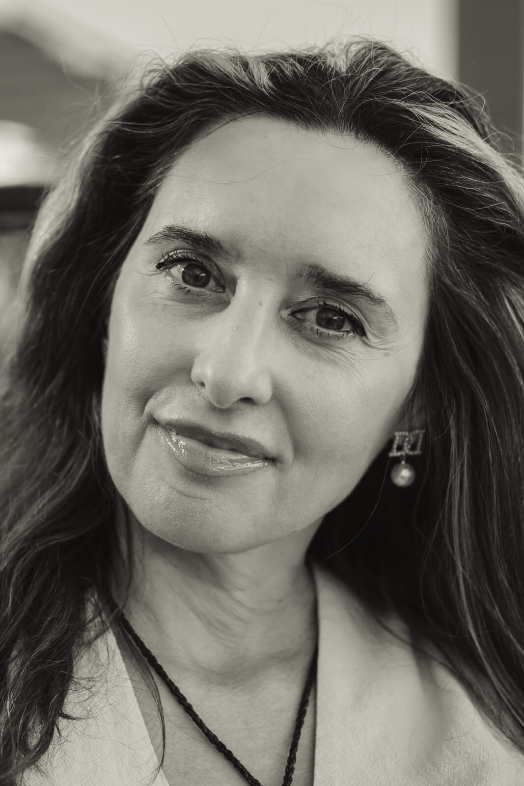 Schwarz weiß Portrait